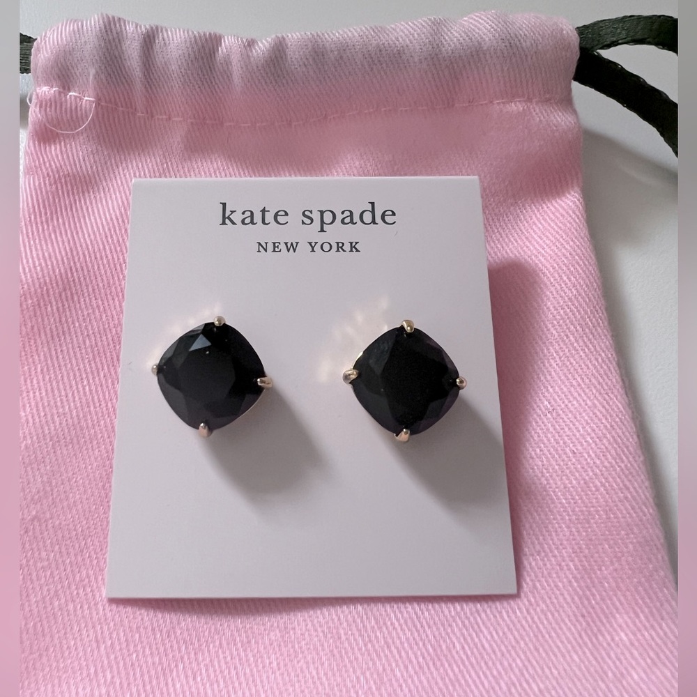 NEW KATE SPADE BLACK EARRINGS